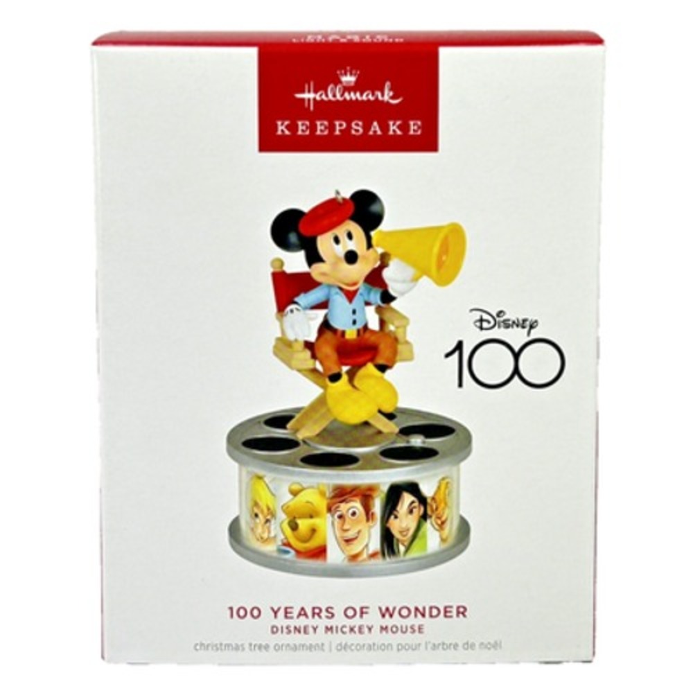 Hallmark 100 YEARS OF WONDER Disney Mickey Mouse Keepsake Ornament Magic 2023